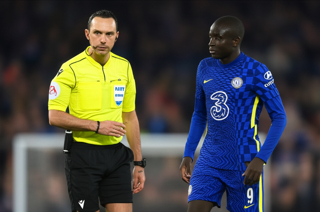 Jarang Terjadi, N’Golo Kante Marahi Wasit!
