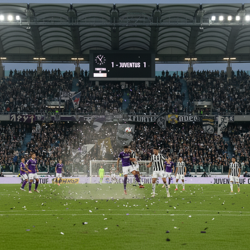 Fiorentina Vs Juventus Tuntas 1-1