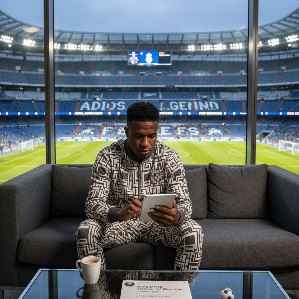 Vinicius Tidak Berseragam Real Madrid Lagi… di Sosmednya